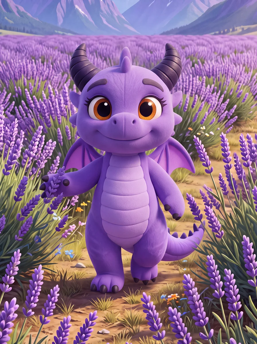 Misty the Lavender Dragon