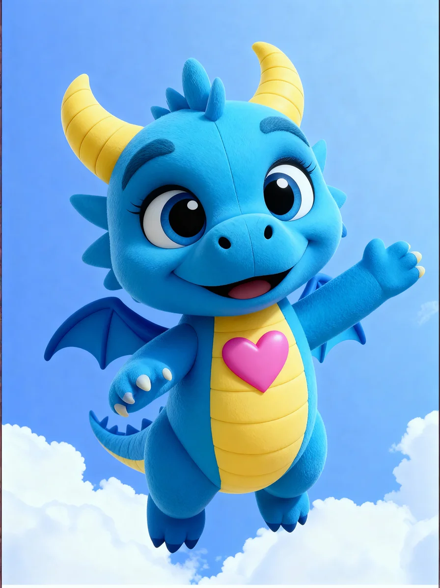 Hugsy the Heart Dragon