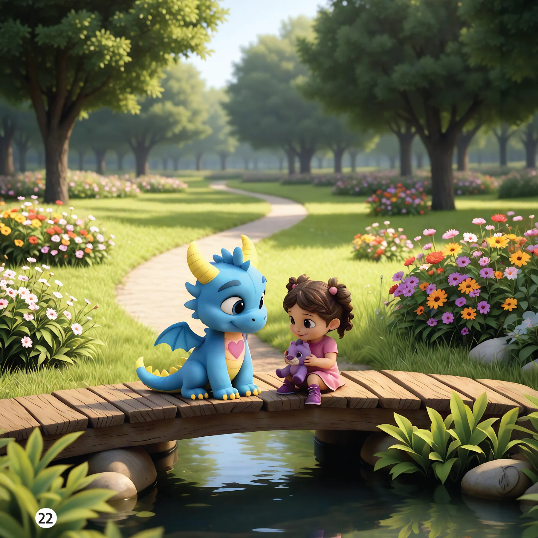 A second interior spread from Hugsy and the Missing Snuggles